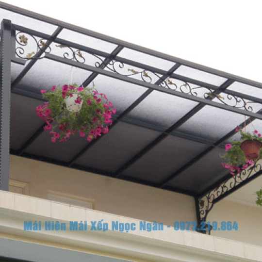 Mái Hiên Đẹp Kết Hợp Sắt Mỹ Thuật