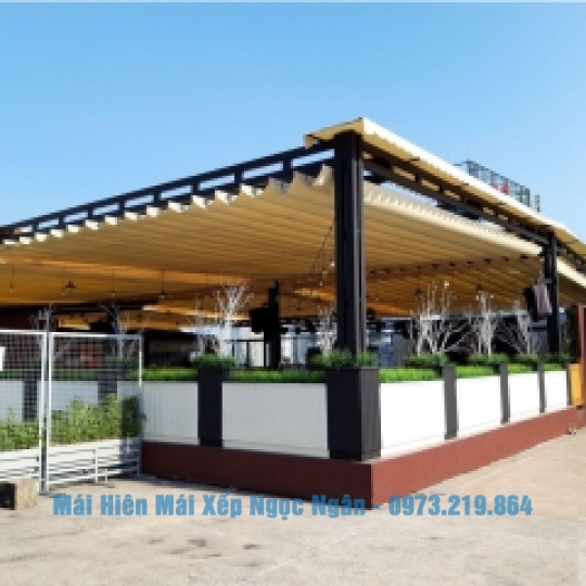 Mái Che Lượn Sóng Nhà Hàng