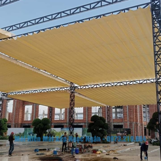 Mái xếp lượn sóng 